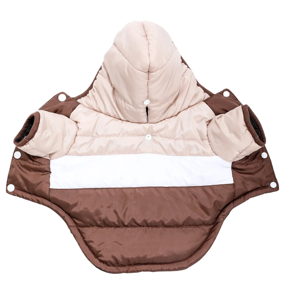 Hoodie Pet Dog Clothes For Small Medium Dogs Cats Winter Windproof Puppy Jacket Warm Fleece Cat Coat Yorkshire Bulldog Clothing - Image 2