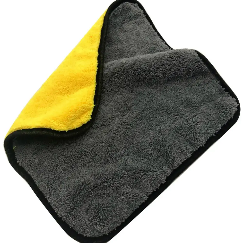 Yellow Car Care Cleaning Drying Cloth Wax Polishing Sponge/Cloth/Brush Kitchen Washing Towel Car Wash Tool - Image 6