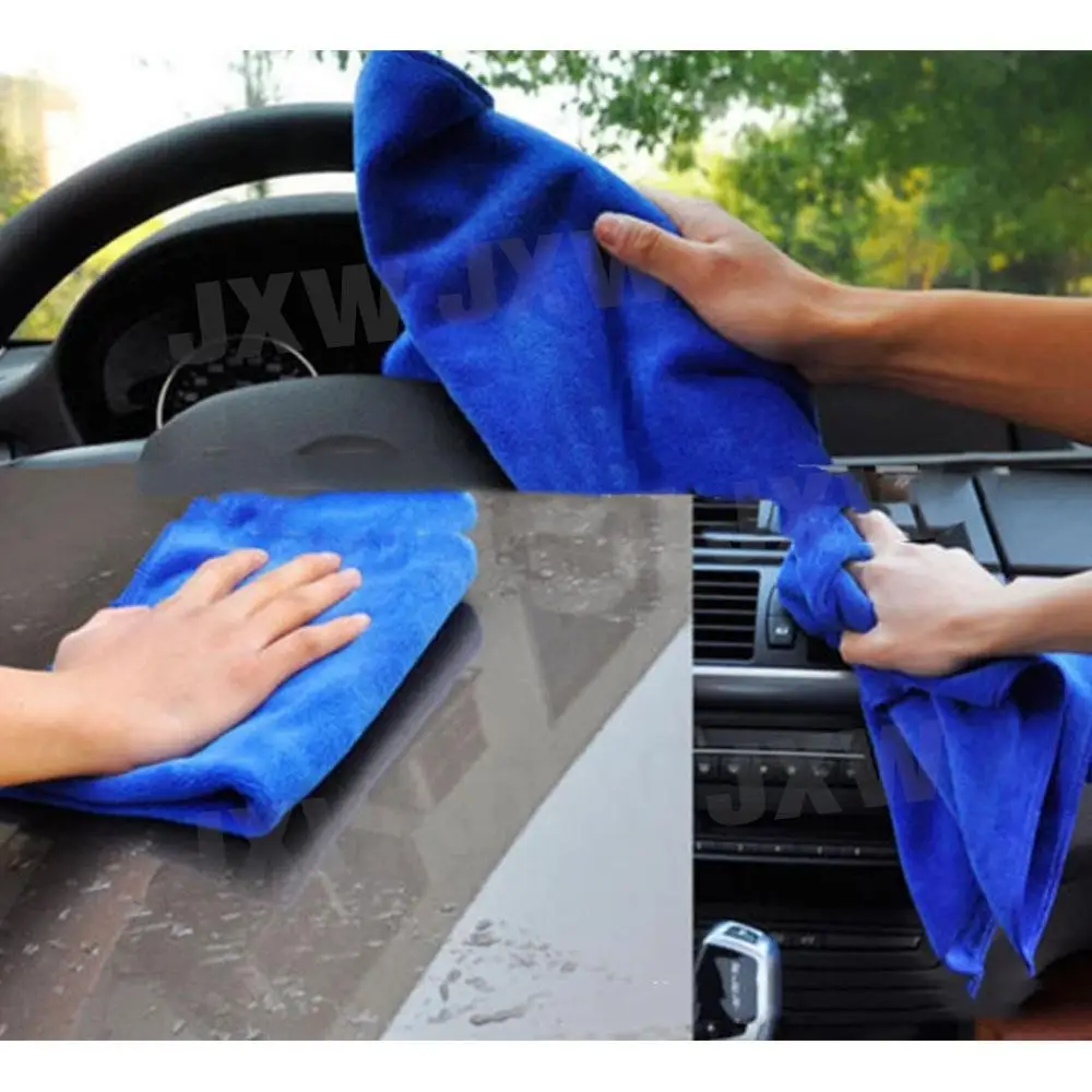 30x30CM Car Wash Microfiber Towel Car Cleaning Drying Cloth Hemming Car Care Cloth Detailing Car Wash Towel For Car - Image 5