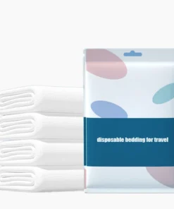 Disposable Travel Sheet Set, 1 Duvet Cover, 1 Pillowcase, 1 bedsheet,31.4 "x 19.6" x 29.7 ", Suitable for Travel