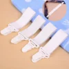 4 Pcs Bed Sheet Mattress Cover Blankets Home Grippers Clip Holder Fasteners Clip Adjustable Triangle Elastic Suspenders Strap