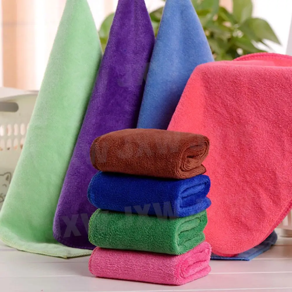 30x30CM Car Wash Microfiber Towel Car Cleaning Drying Cloth Hemming Car Care Cloth Detailing Car Wash Towel For Car - Image 6